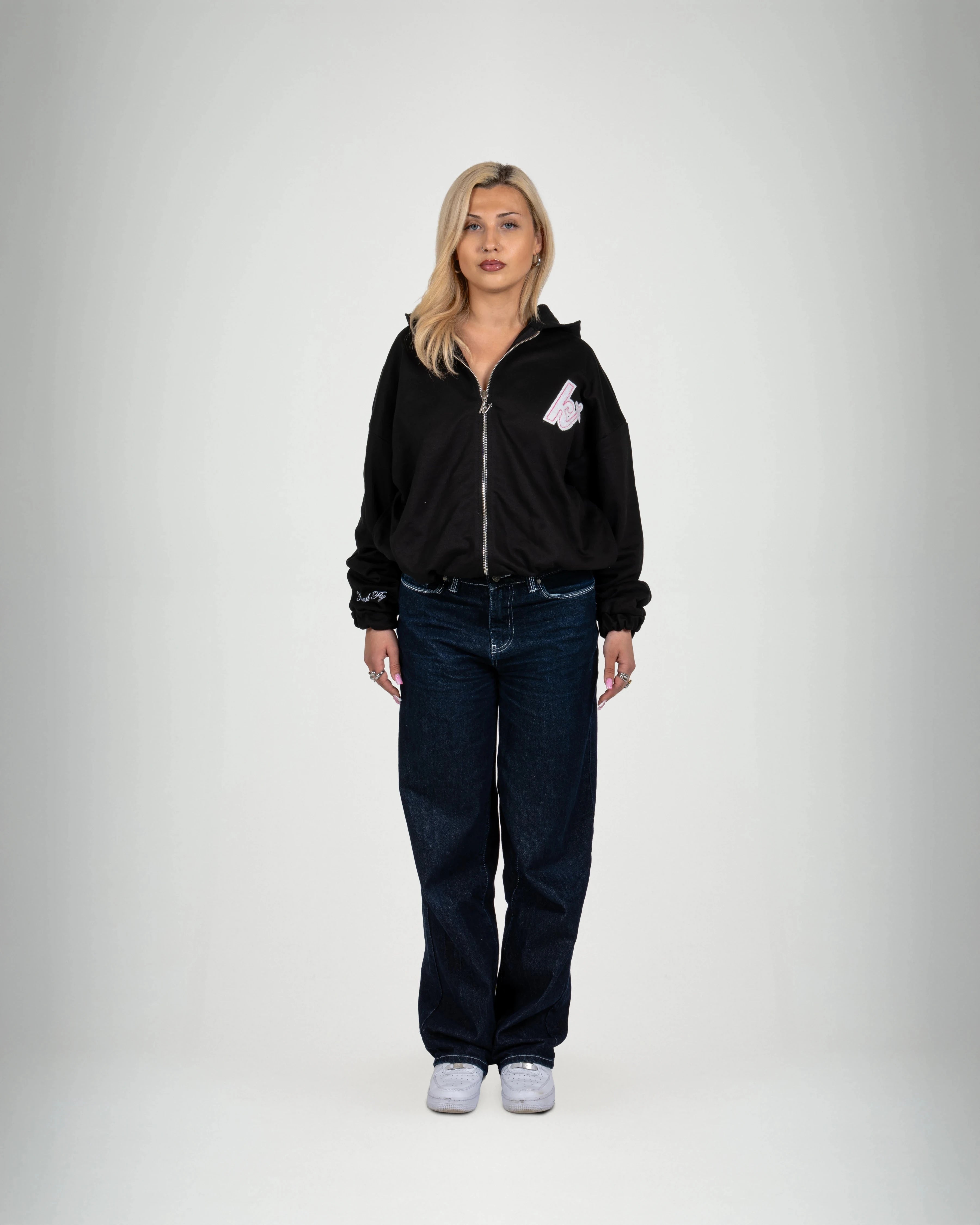 Varsity Zip Hoodie - KISS AND FLY Clothing