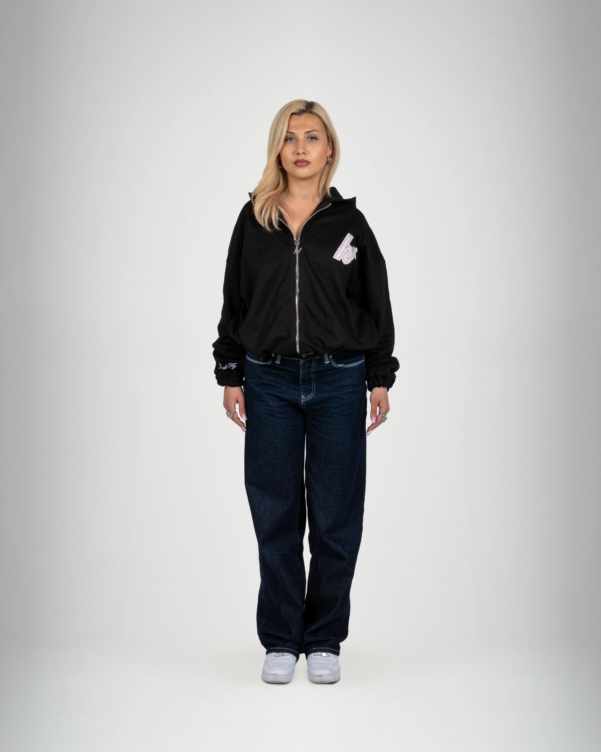 Varsity Zip Hoodie - KISS AND FLY Clothing