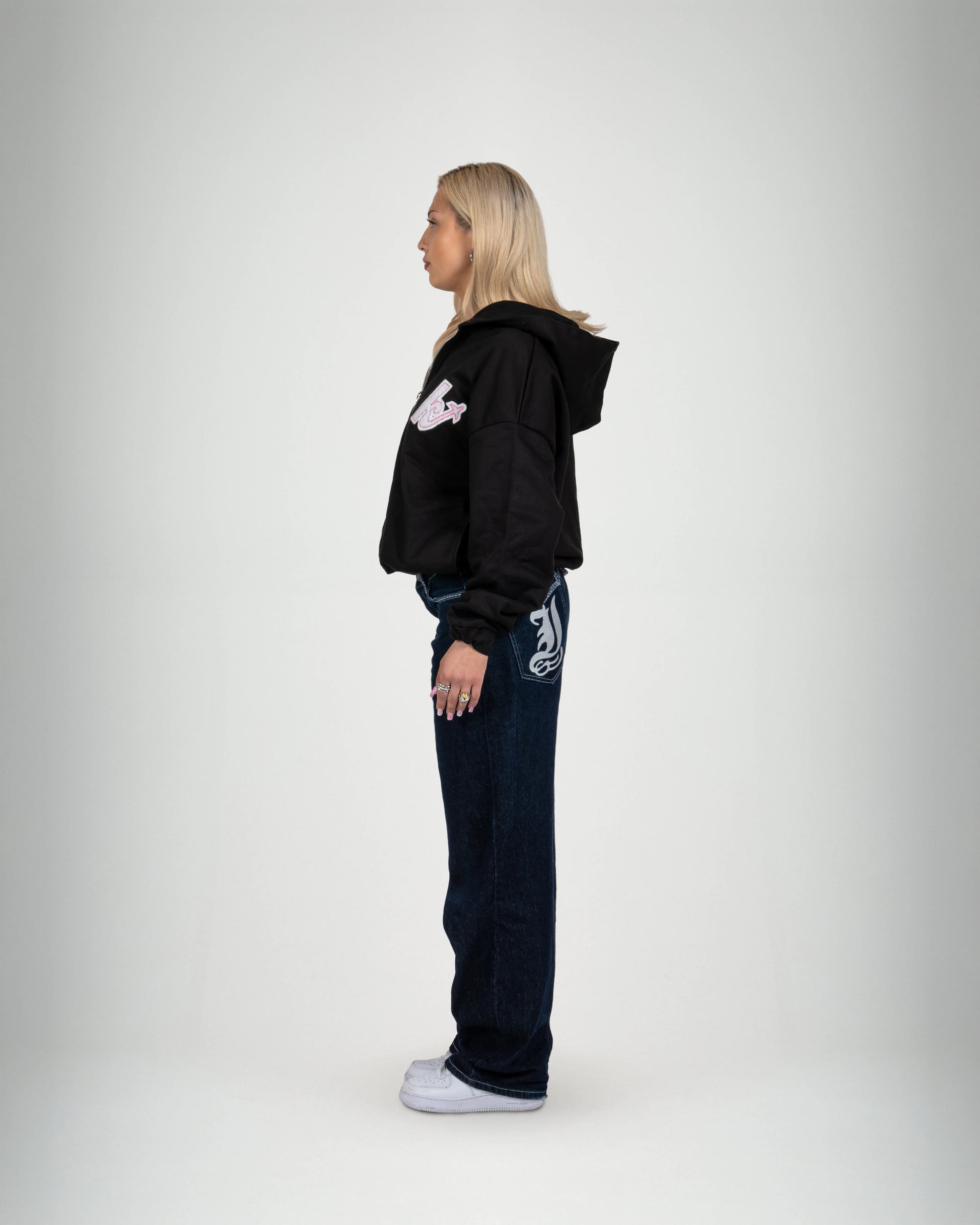 Varsity Zip Hoodie - KISS AND FLY Clothing