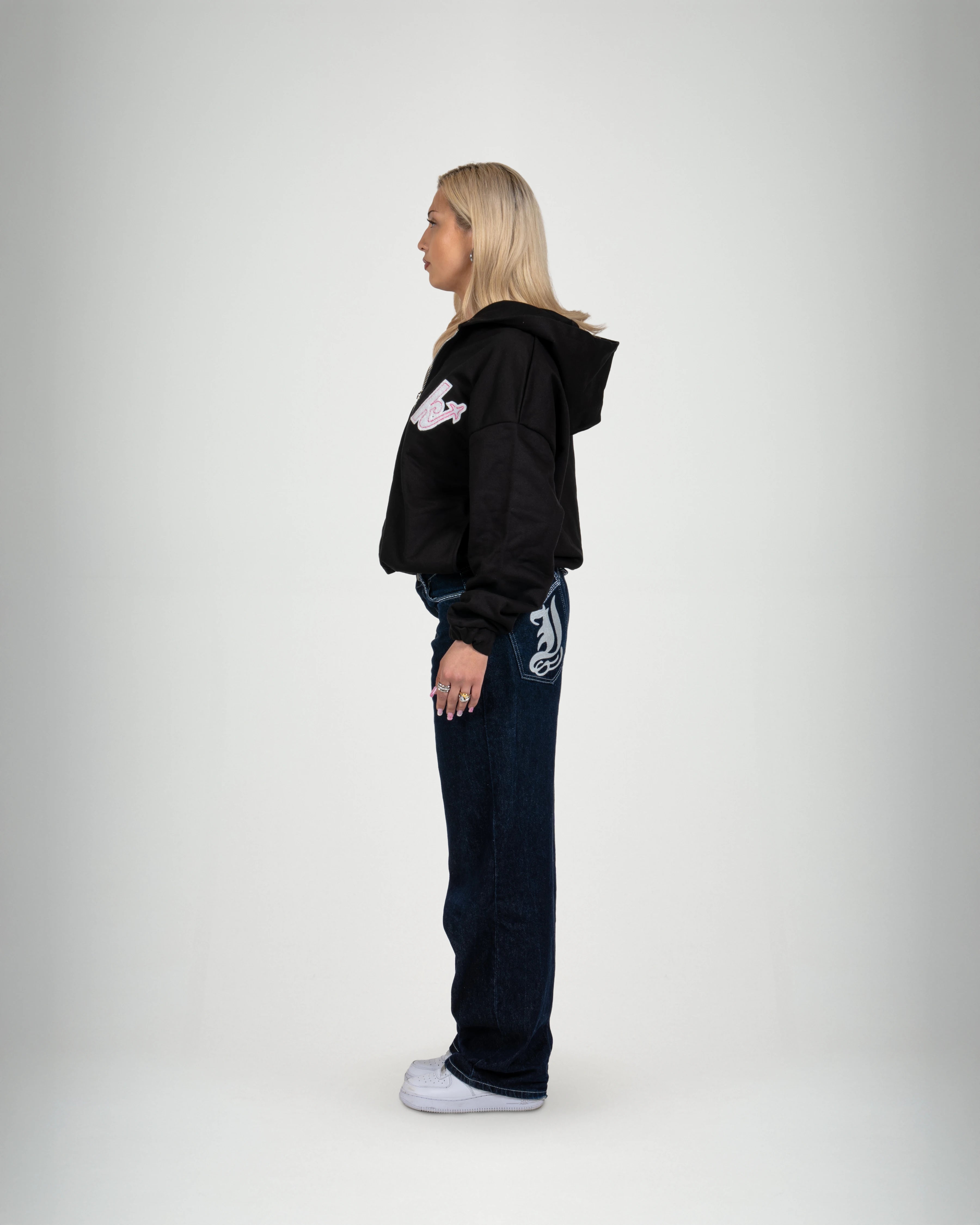 Varsity Zip Hoodie - KISS AND FLY Clothing