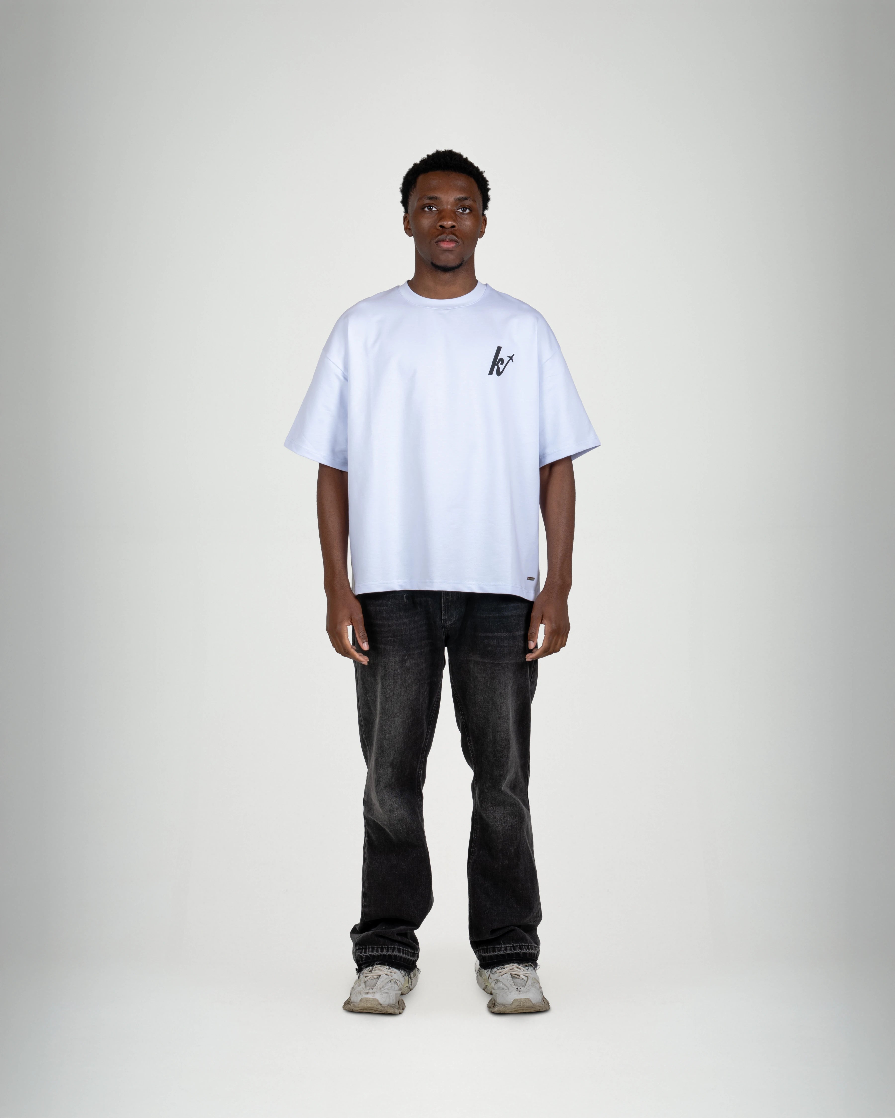 Catch Flights not Feelings White Tee - KISS AND FLY Clothing
