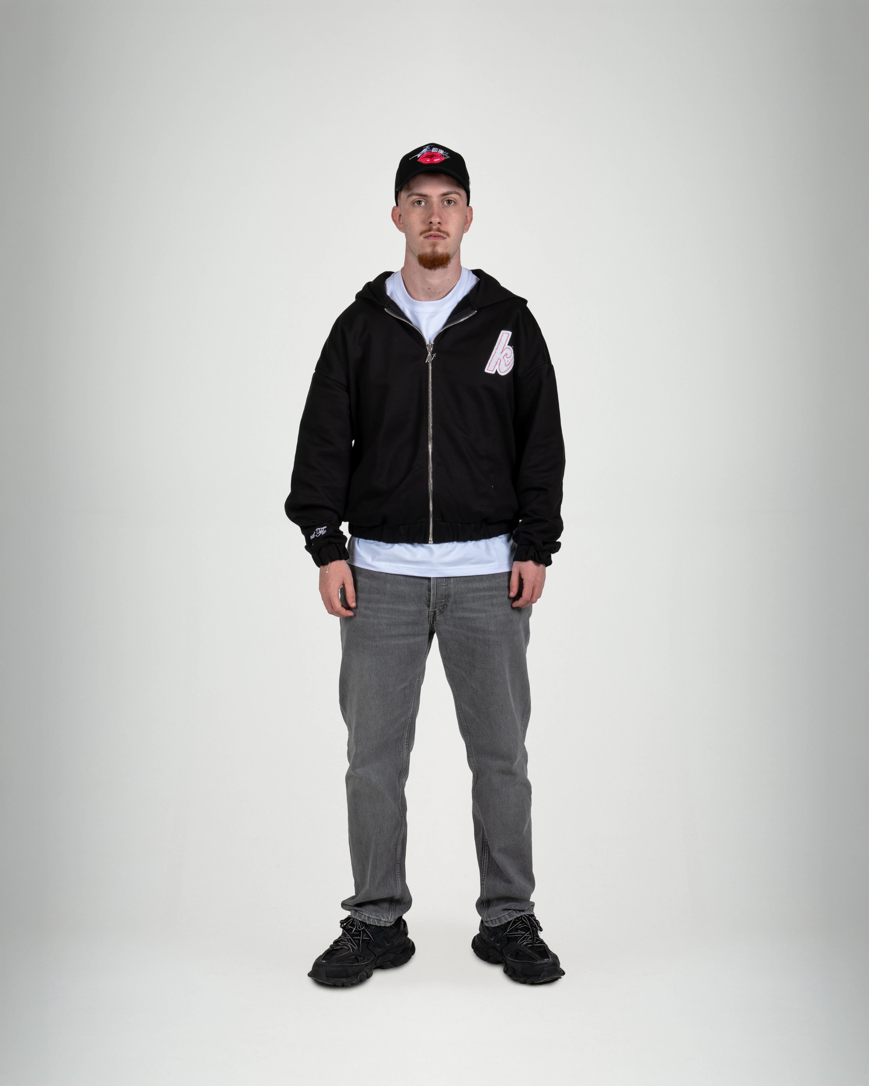 Varsity Zip Hoodie - KISS AND FLY Clothing